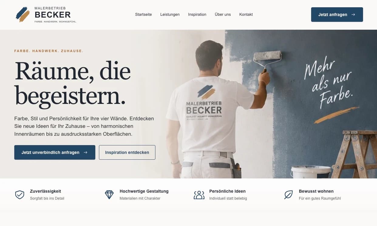 Malerbetrieb Becker – Malerbetrieb