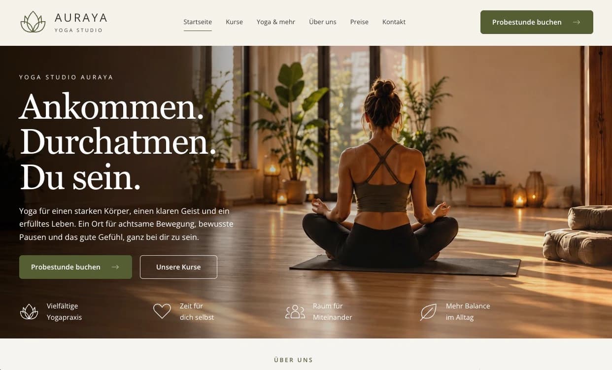 AURAYA – Yogastudio